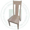 Maple Tracey Side Chair With Wood Seat