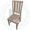 Maple Trent Side Chair With Wood Seat
