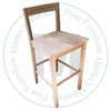 Oak 30'' Anthony Counter Bar Stool With Wood Seat