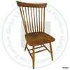 Maple Shaker Side Chair With Wood Seat