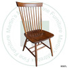 Maple Shaker Side Chair With Wood Seat