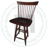 Maple 30'' Swivel Shaker Bar Stool With Wood Seat