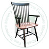 Pine Shaker Arm Chair With Wood Seat