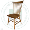 Pine Shaker Side Chair With Wood Seat