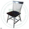 Oak Modern Shaker Side Chair With Wood Seat