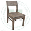 Oak Standford Side Chair With Wood Seat