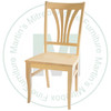 Wormy Maple Pomedale Side Chair With Wood Seat