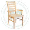 Maple Astrid Arm Chair With Wood Seat