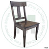 Oak Andrew Side Chair With Wood Seat