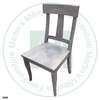 Oak Andrew Side Chair With Wood Seat