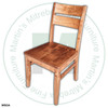 Oak Elite Side Chair With Wood Seat
