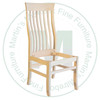 Wormy Maple Athena Dickson Side Chair With Wood Seat