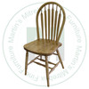 Maple Small Arrow Hoop Side Chair With Wood Seat