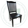 Wormy Maple Alexandria Side Chair With Wood Seat