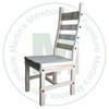 Pine Timber Ladder Side Chair With Wood Seat