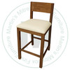 Oak 30'' Standford Counter Bar Stool With Upholstered Seat