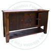 Wormy Maple Dakota Buffet 18''D x 60''W x 36''H 2 Doors 3 Drawers