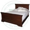 Oak Phillipe Double Bed With High Footboard