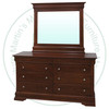 Wormy Maple Phillipe 8 Drawer Dresser