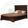 Wormy Maple Phillipe King Boat Panel Bed