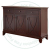 Oak Florence 3 Drawer 3 Door Buffet