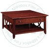 Wormy Maple Florence 1 Drawer Coffee Table
