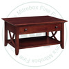 Wormy Maple Florence Condo Coffee Table