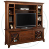 Wormy Maple Florence 75" HDTV Hutch Cabinet