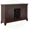 Maple Florence 2 Door Wine Rack Sideboard