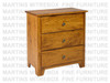 Pine Havelock Chest of Drawers 18''D x 30''W x 34''H With 3 Drawers