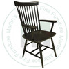 Wormy Maple Saugeen Arm Chair 17'' Deep x 40'' High x 18'' Wide