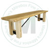 Wormy Maple Saugeen Bench 14''D x 48''W x 18''H