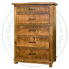 Pine Adirondack 5 Drawer Chest