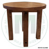 Pine Adirondack Round Large End Table