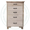 Pine Tofino 5 Drawer Chest