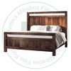 Pine Timber Queen Bed With 22'' High Footboard