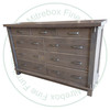 Pine Timber 9 Drawer Wide Mule Dresser