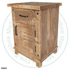 Wormy Maple Adirondack 1 Drawer Nightstand
