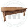 Wormy Maple Adirondack Coffee Table