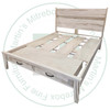 Wormy Maple Oslo Single Storage Bed With 1 Footboard Drawer