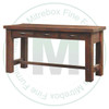 Wormy Maple Timber 3 Drawer Island