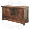 Wormy Maple Timber 2 Drawer 3 Door HDTV Stand