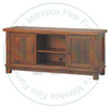 Wormy Maple Timber 2 Door HDTV Stand