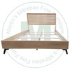 Wormy Maple Venice Double Bed With 16'' Perimeter Footboard