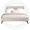 Wormy Maple Mondo Single Bed With 16'' Perimeter Footboard