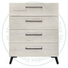 Wormy Maple Mondo 4 Drawer Chest