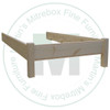 Pine Universal Double Condo Bed to Match any Headboard
