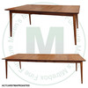 Maple Simo Extension Harvest Table 42''D x 72''W x 30''H With 3 - 12'' Leaves
