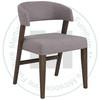 Maple Clarity Side Chair With Fabric Seat