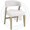 Oak Clarity Side Chair With Fabric Seat